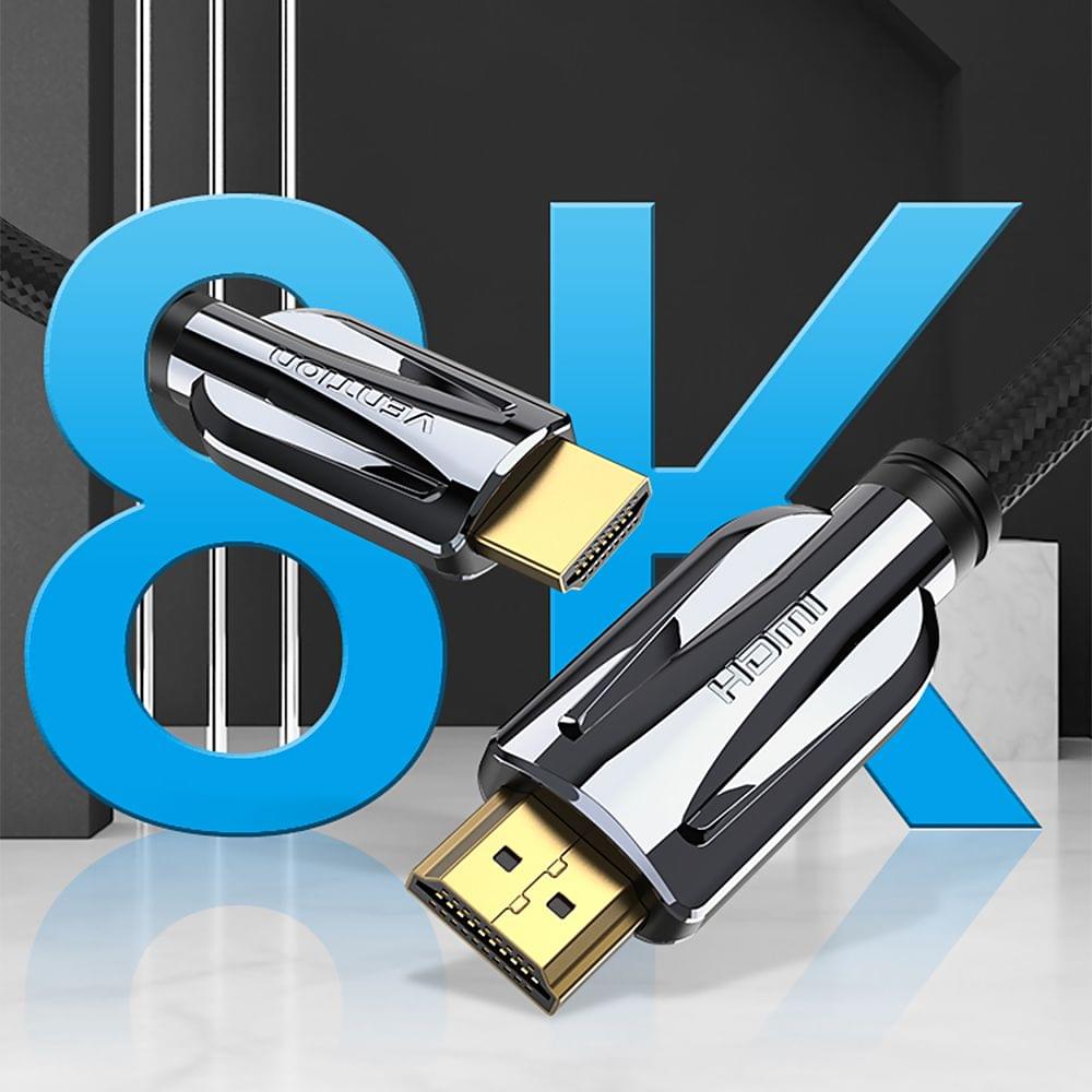 Vention HDMI 2.1 HD Cable 8K Resolution 4K@120Hz Dynamic HDR - 1m