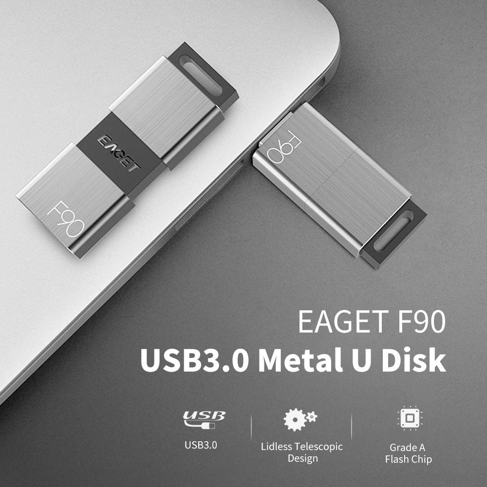 Uniqkart F90 Metal U Disk 128GB USB3.0 Portable Flash Drive - 128GB