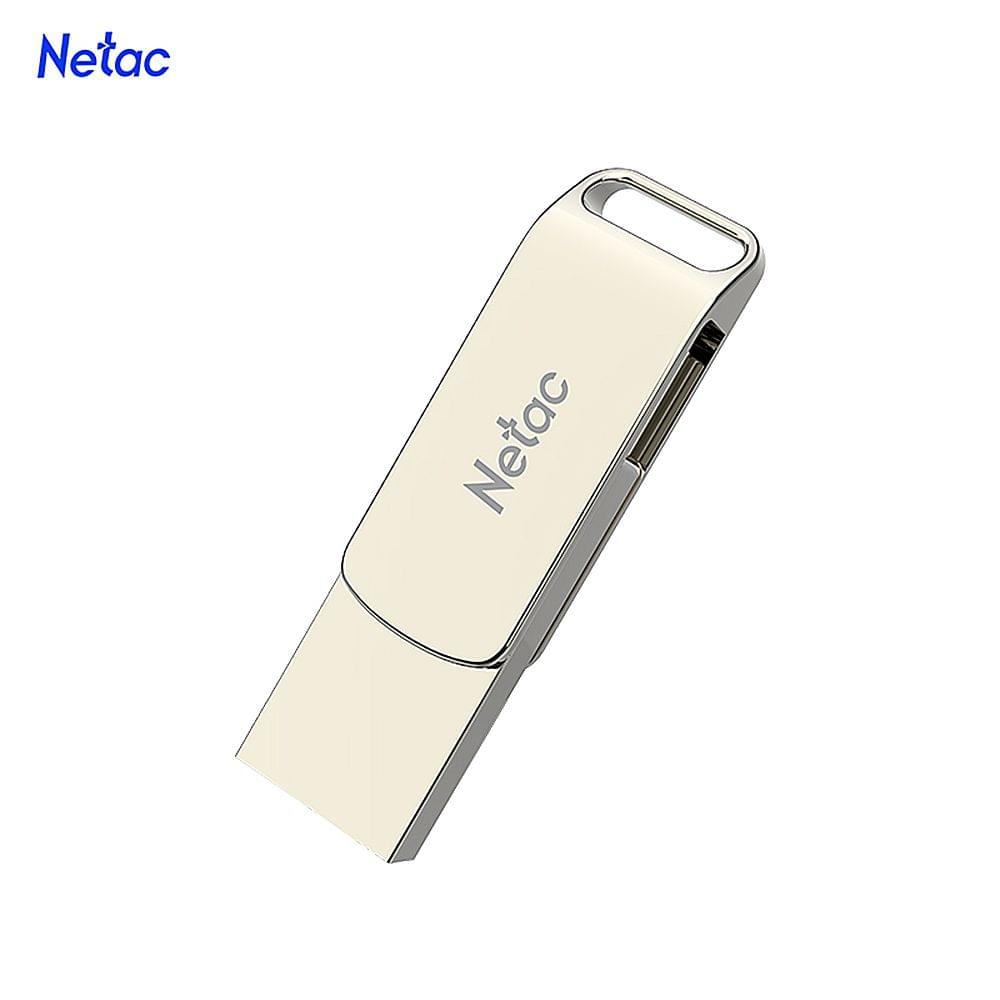 Netac U783C Type-C + USB Double Interface Flash Drive Plug & - 64GB