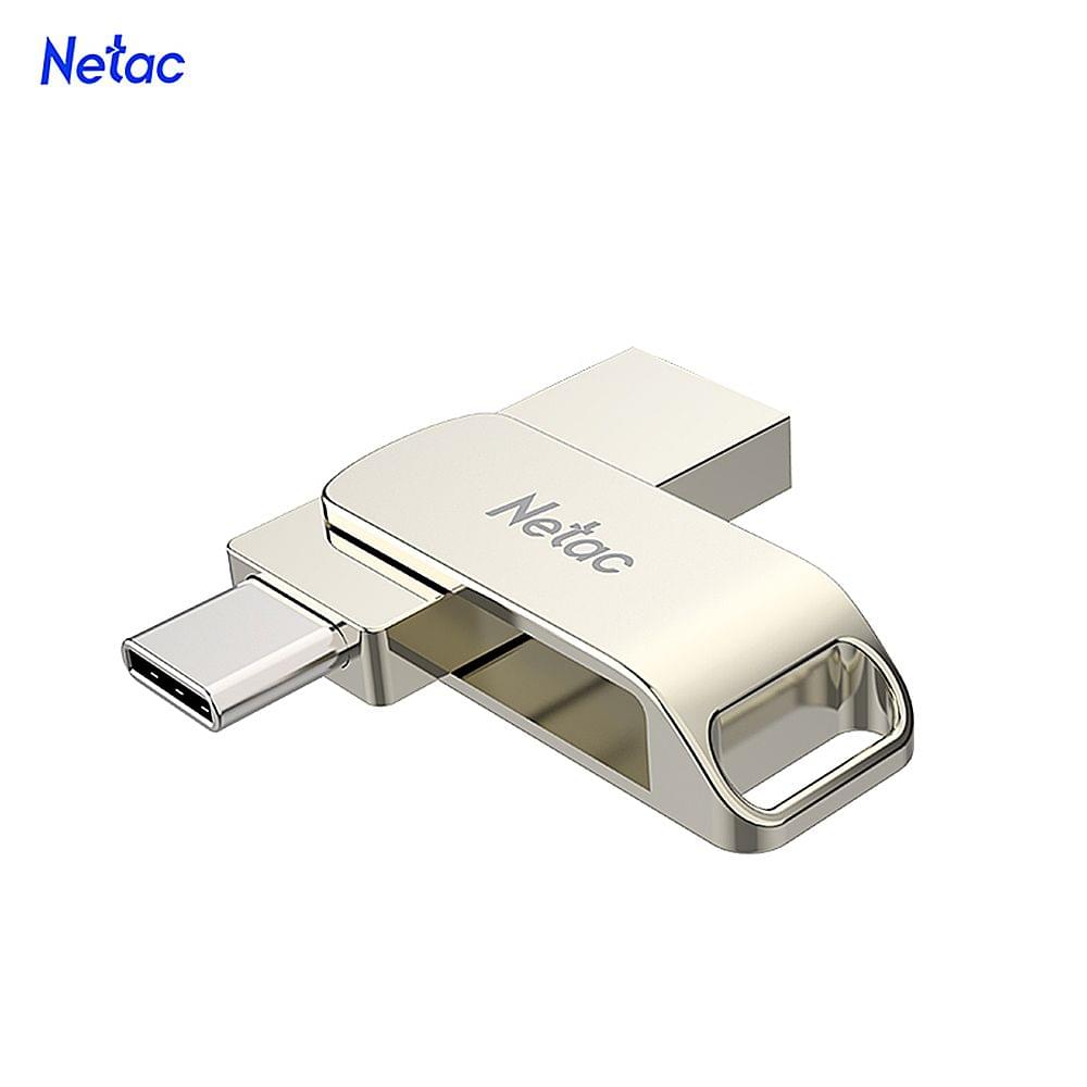 Netac U783C Type-C + USB Double Interface Flash Drive Plug & - 64GB