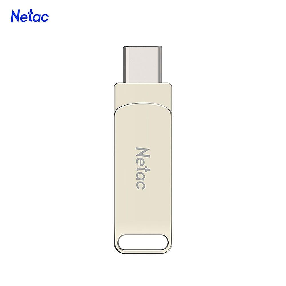 Netac U783C Type-C + USB Double Interface Flash Drive Plug & - 64GB