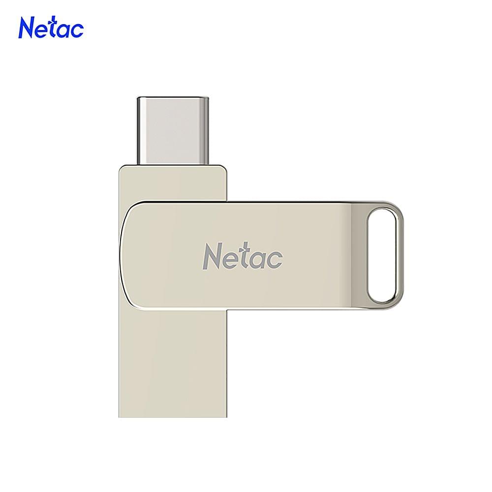 Netac U783C Type-C + USB Double Interface Flash Drive Plug & - 64GB