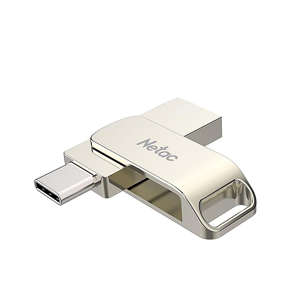 Netac U783C Type-C + USB Double Interface Flash Drive Plug & - 64GB