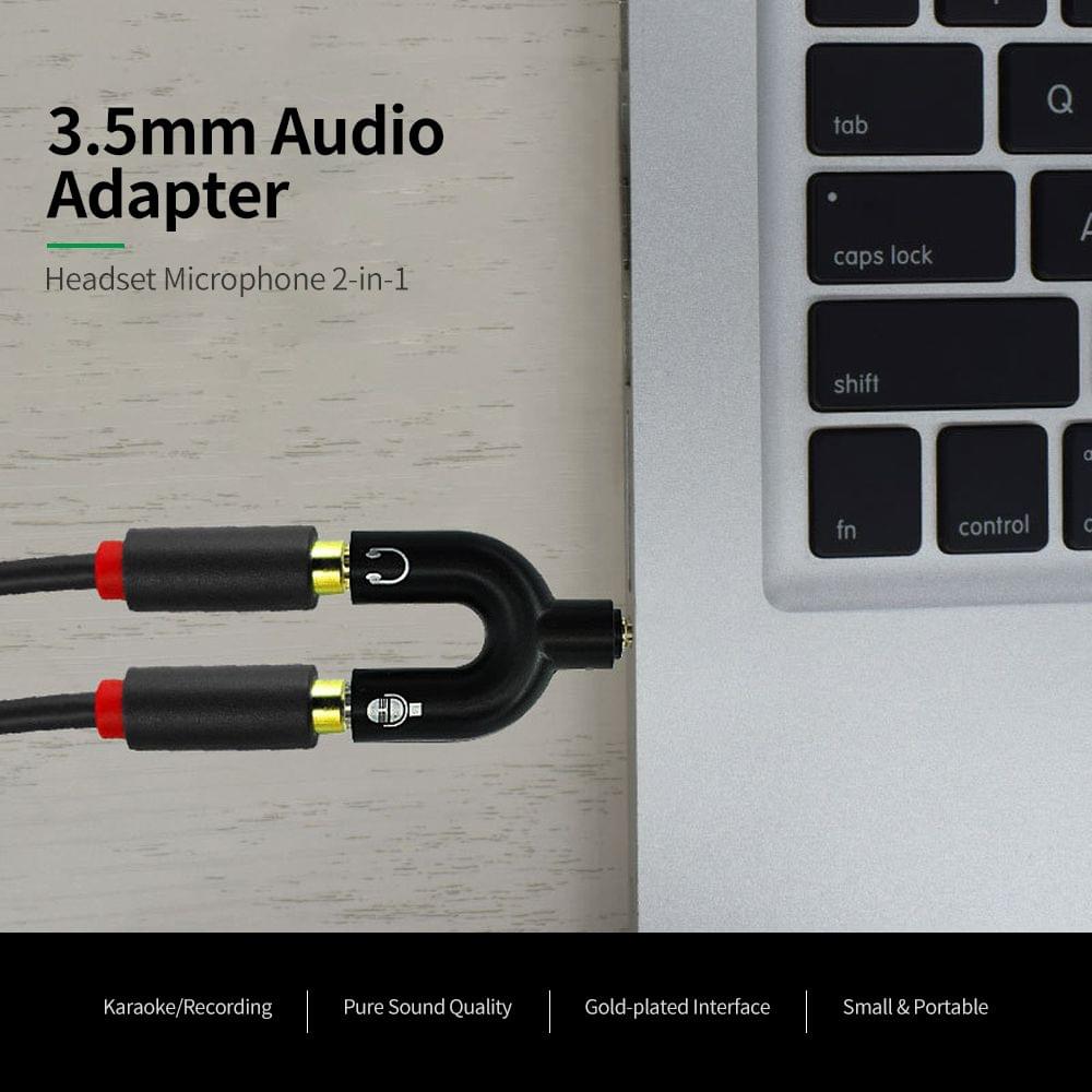 3.5mm Audio Adapter U-type Audio Converter Earphone