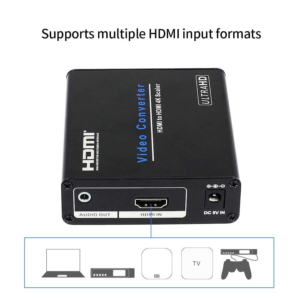 AM-9H20 HDMI to HDMI 4K Scaler Amplifier HDMI Down / - EU Plug