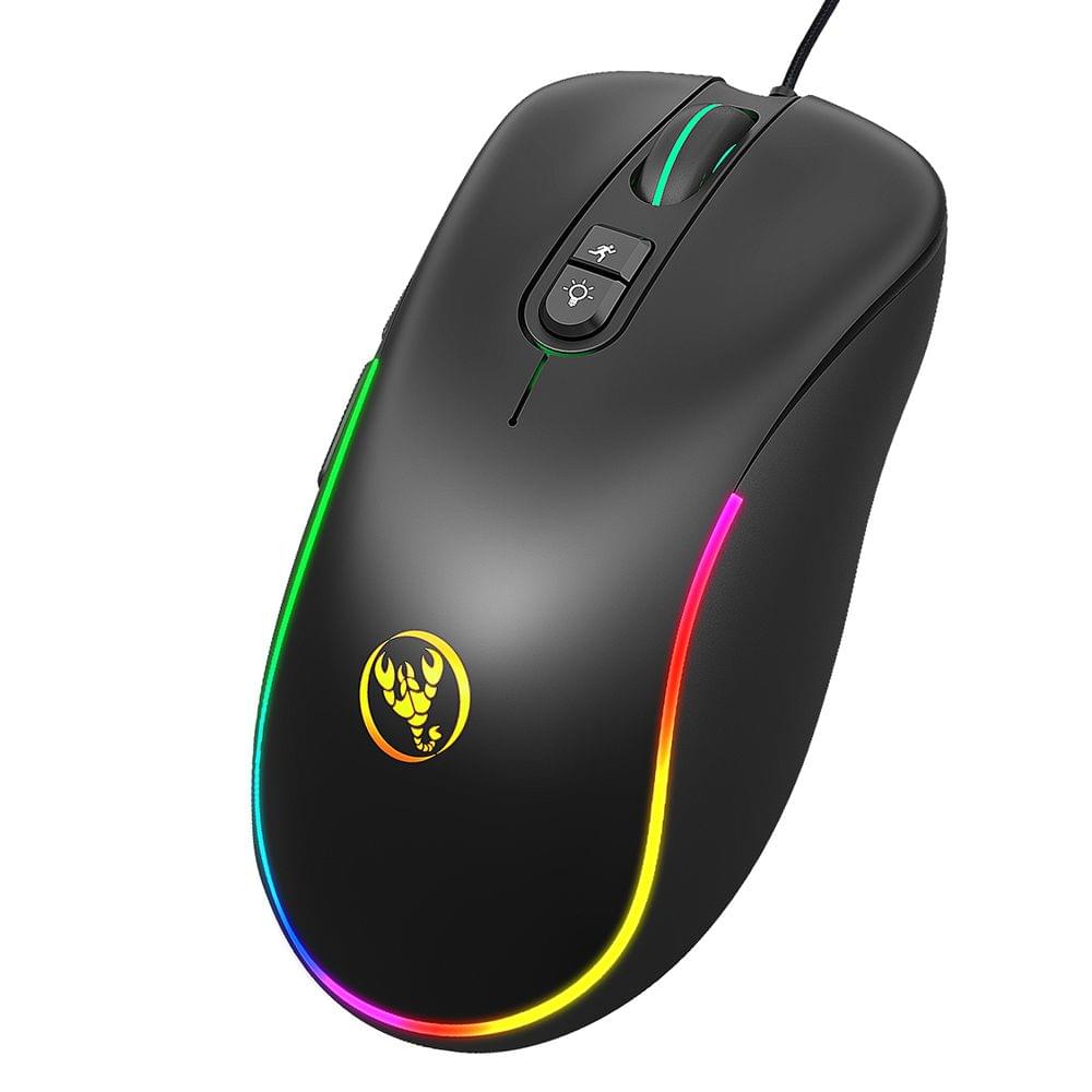 HXSJ J300+V100 Keyboard and Mouse Combo RGB Lighting