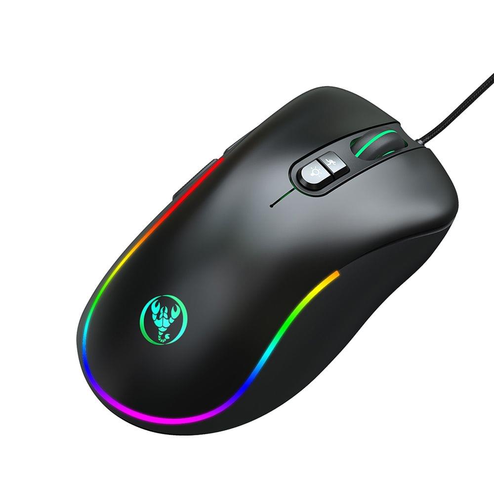 HXSJ J300+V100 Keyboard and Mouse Combo RGB Lighting