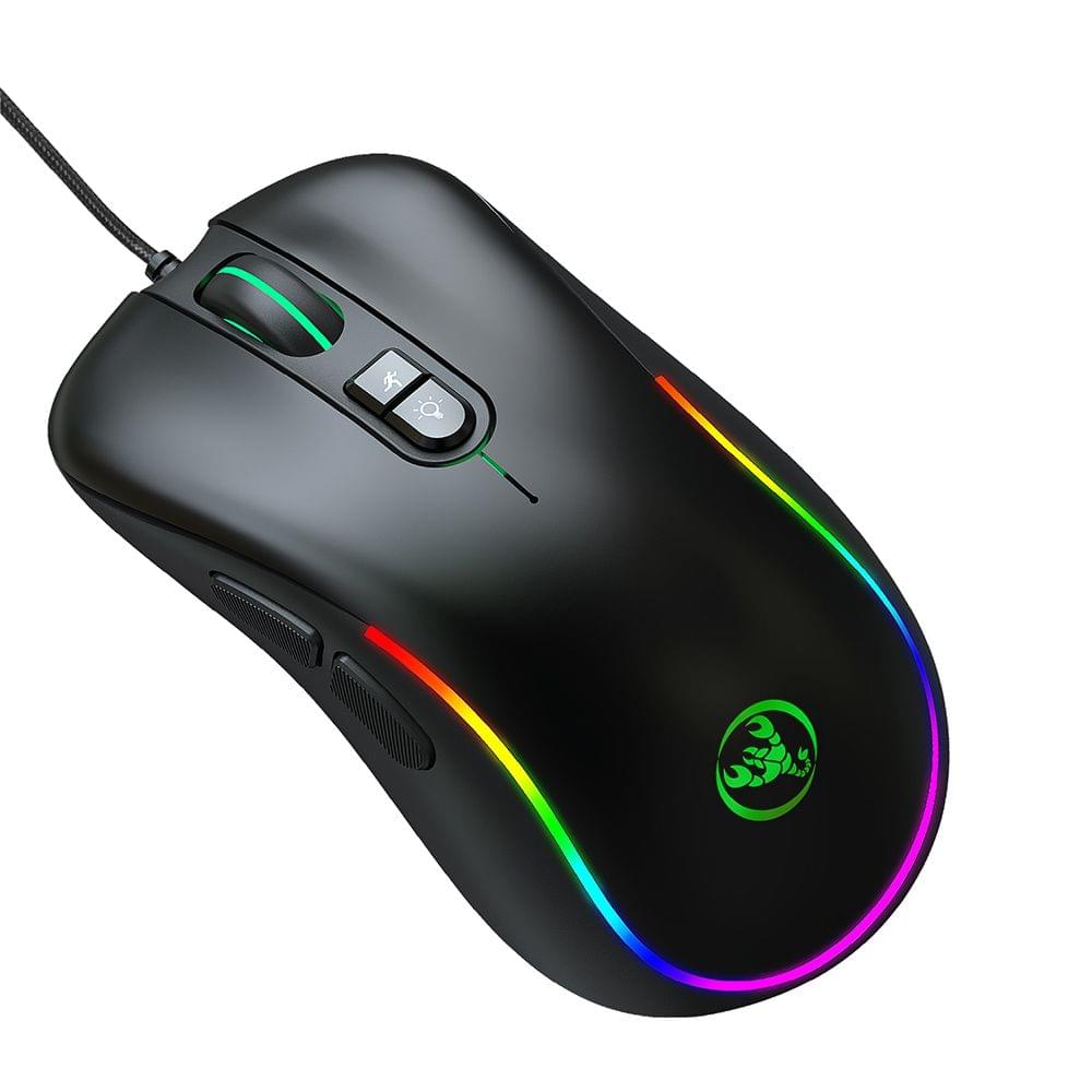 HXSJ J300+V100 Keyboard and Mouse Combo RGB Lighting