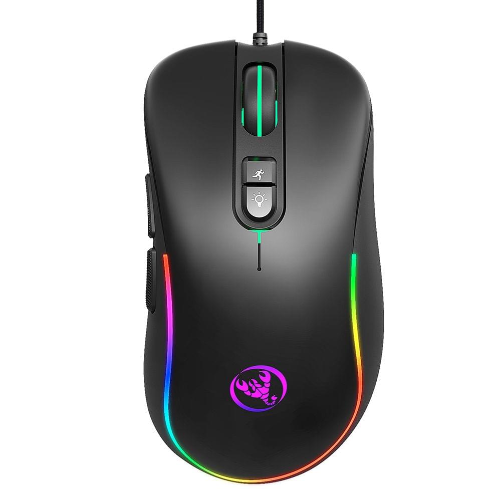 HXSJ J300+V100 Keyboard and Mouse Combo RGB Lighting