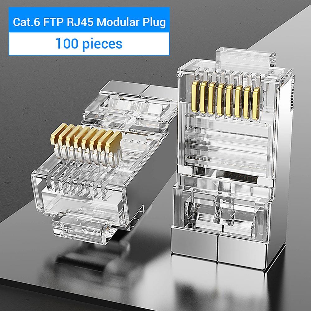 Vention IDCR0-100 Cat.6 Network Connector RJ45 Modular Plug