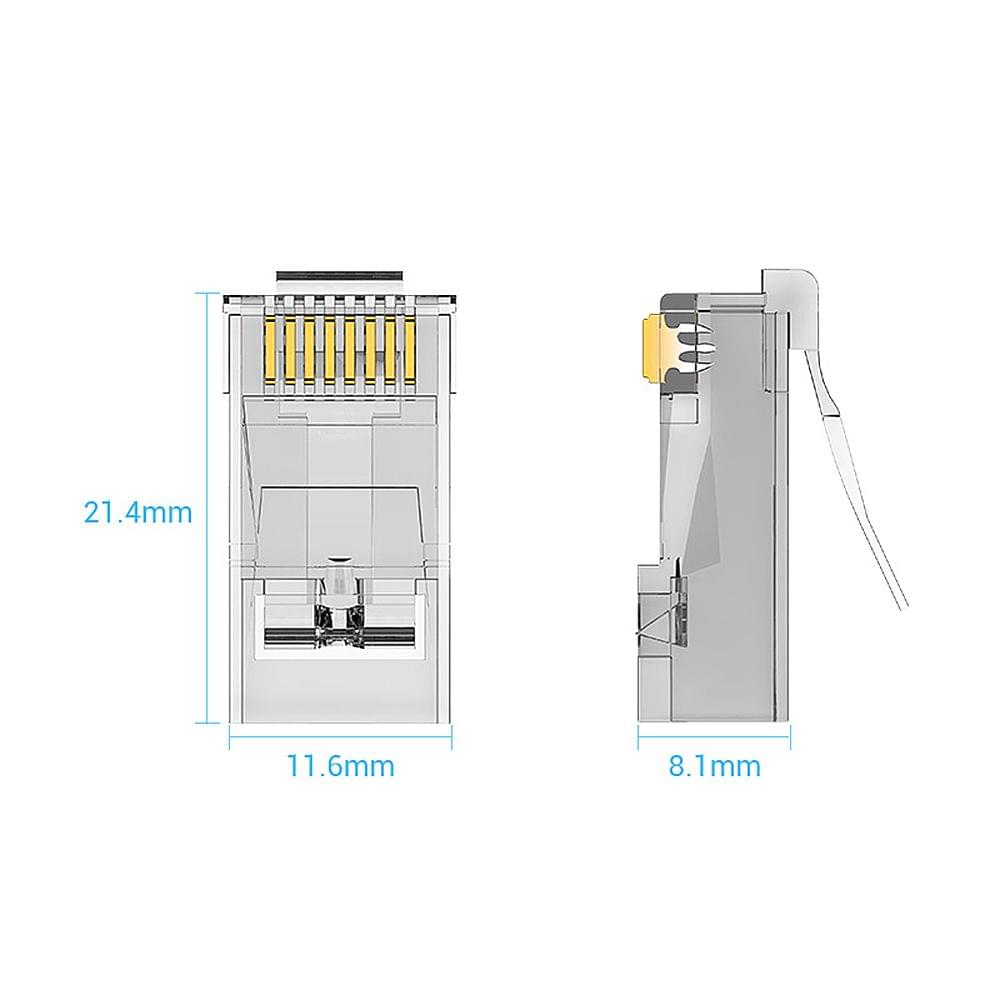 Vention IDDR0-100 Cat.6 Network Connector RJ45 Modular Plug