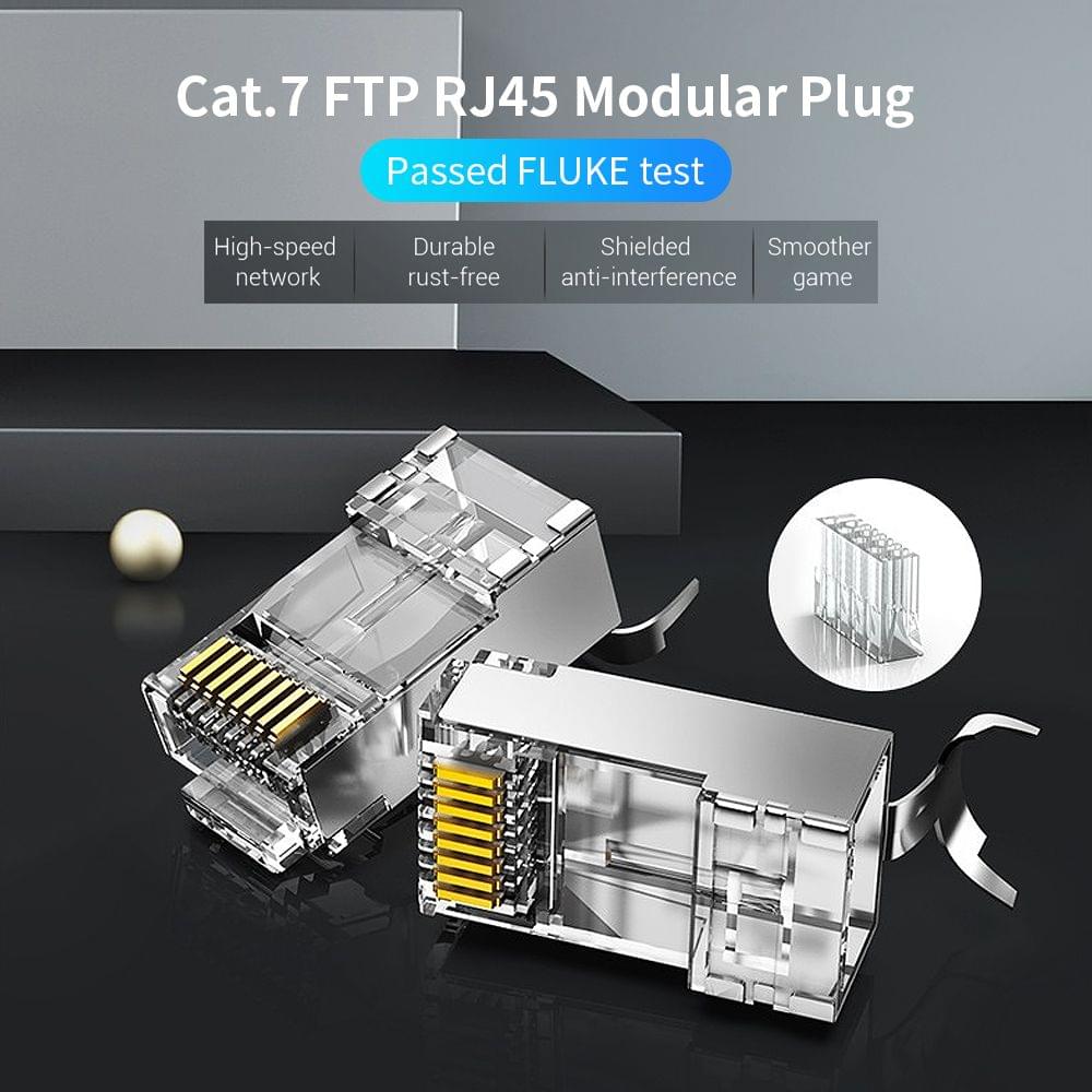 Vention IDER0-10 Cat.7 Network Connector RJ45 Modular Plug