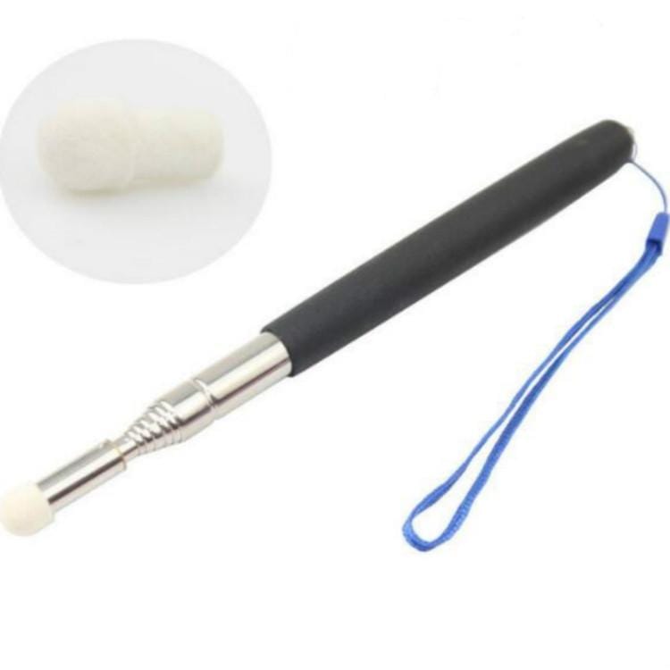 F12 Stainless Steel Electronic Whiteboard Teaching Touch Pointer Pen with 12mm Mushroom Head (Black)