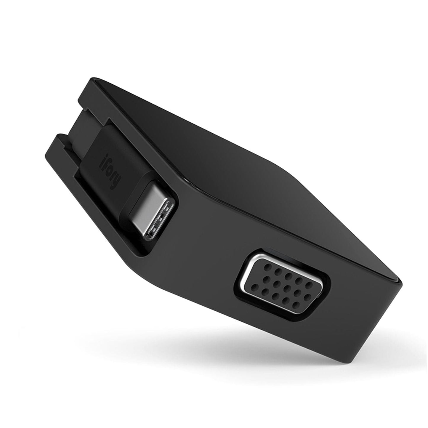 iFory Adapter USB C/MiniDP to HD-MI/VGA-equipped Display - Type-C to VGA