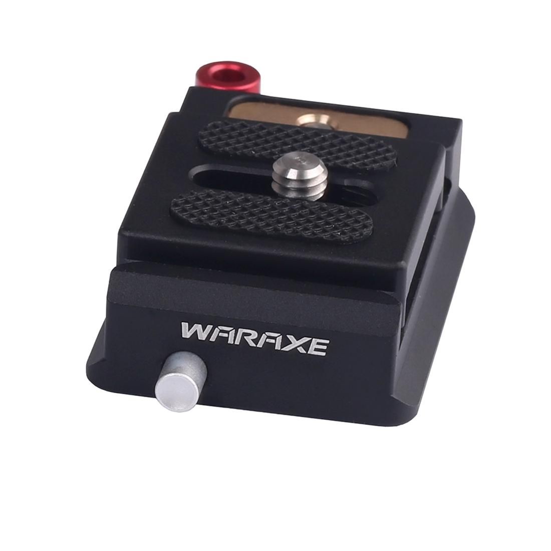 WARAXE 1633 Lock Knob Arca-Swiss Standard Quick Release Plate Clamp (Black)