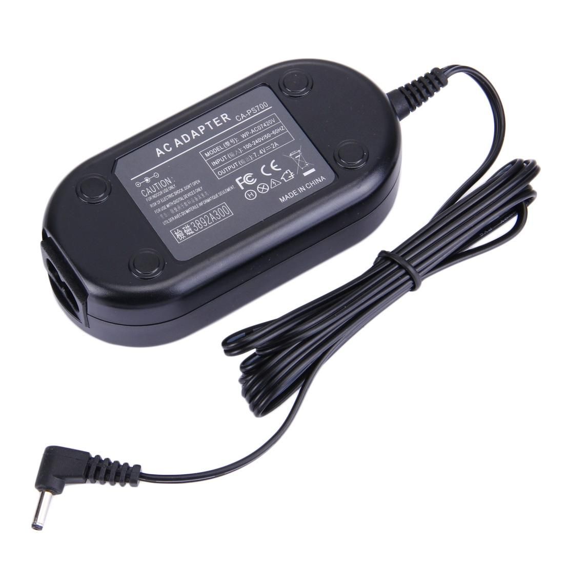 ACK-E5 7.4V 2A Camera AC Power Adapter Set for Canon EOS 500D/450D/1000D (Black)