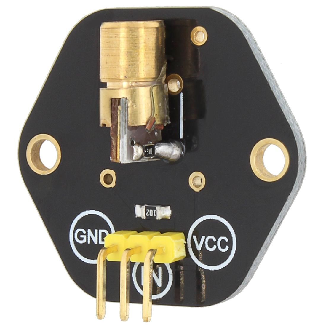 LandaTianrui LDTR-RM016 DC 5V 5mW 650nm 6mm Laser Dot Diode Module Red Copper Head Tube Dot-shaped (Black)
