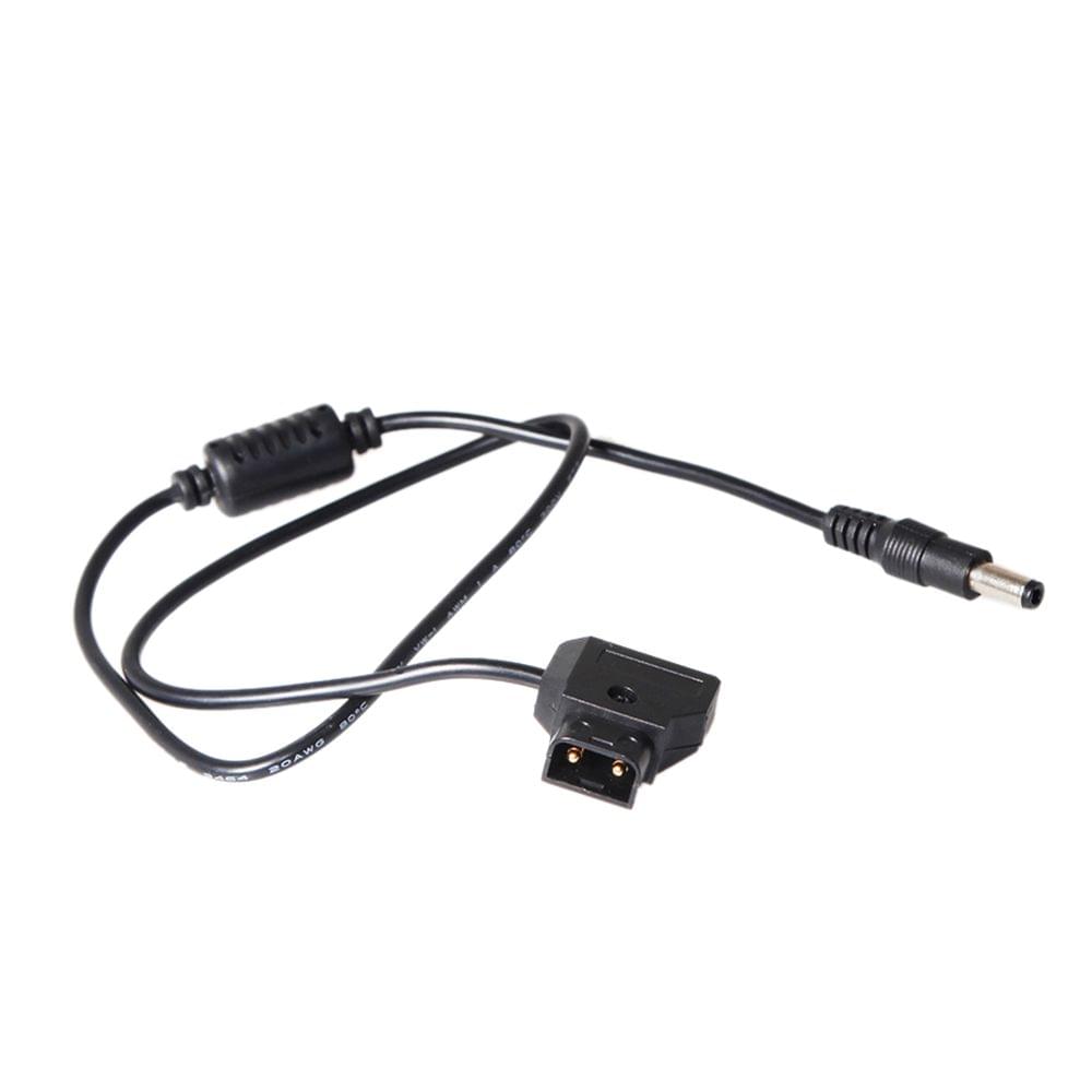 Coiled D-Tap 2Pin Male to DC 5.5*2.5mm Adapter Cable for