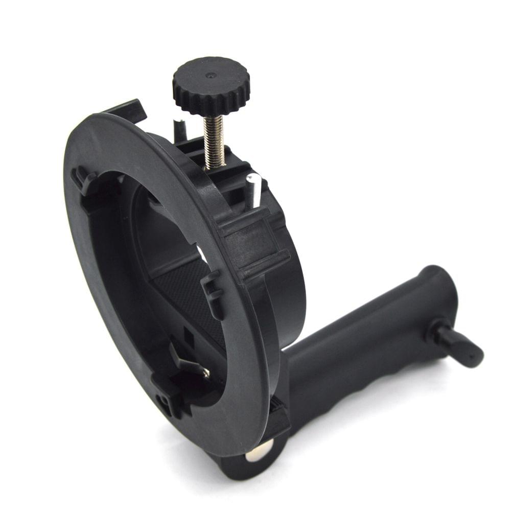 S-shaped Handheld Grip Portable Bowens Mount Speedlight