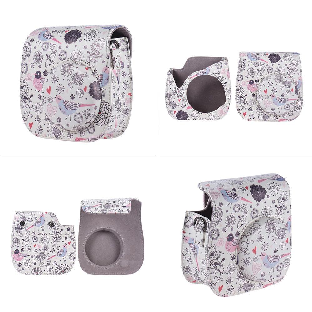 Andoer Compact Cute Lovely PU Leather Protective Camera Bag - No. 1.2