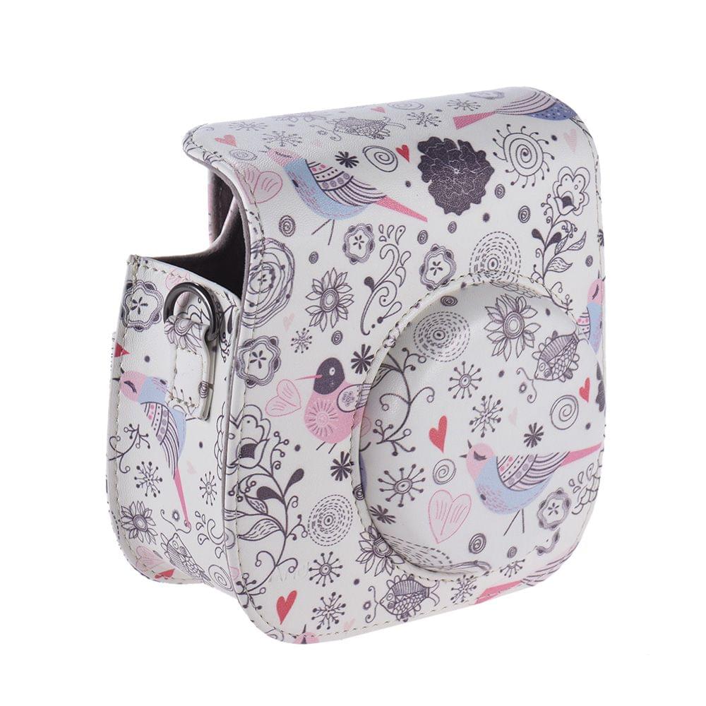 Andoer Compact Cute Lovely PU Leather Protective Camera Bag - No. 1.2