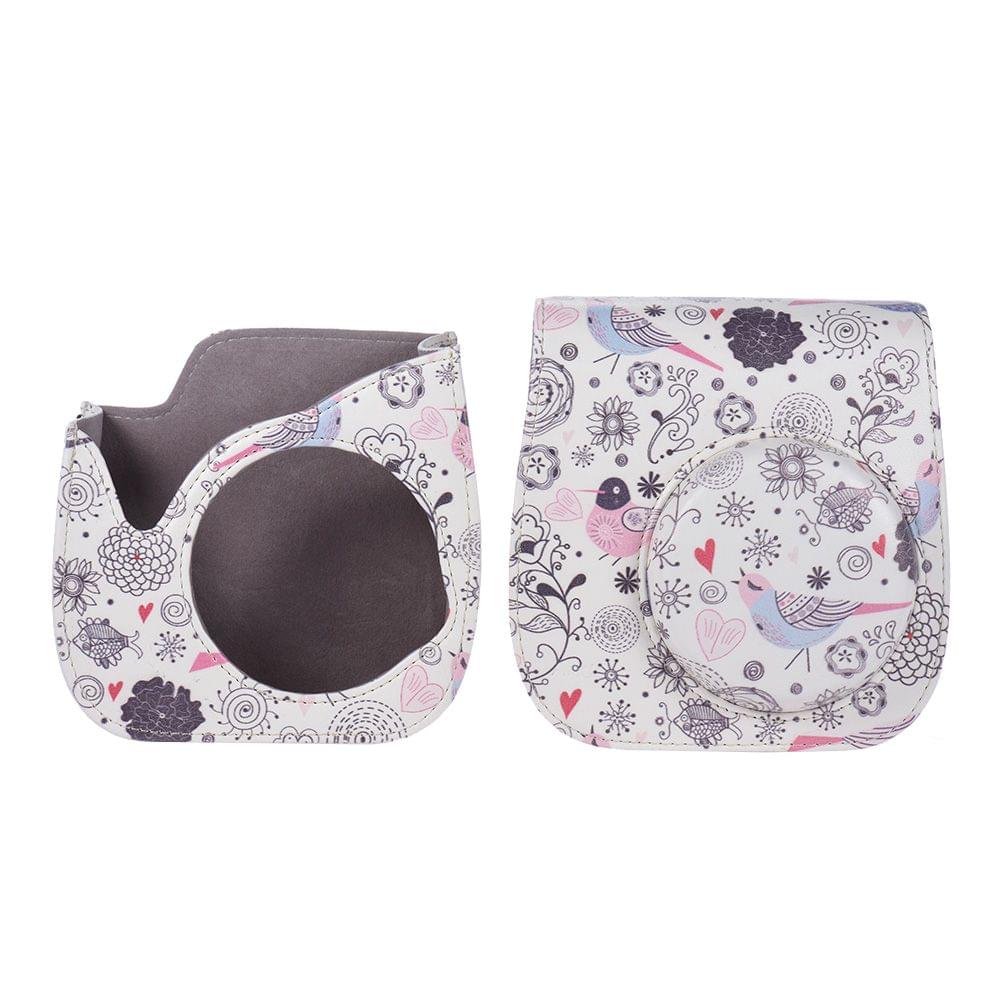 Andoer Compact Cute Lovely PU Leather Protective Camera Bag - No. 1.2