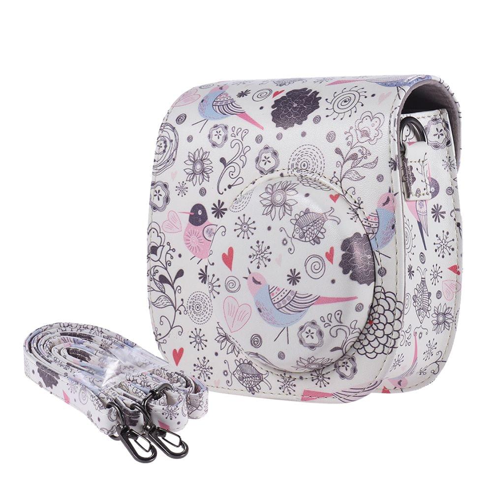 Andoer Compact Cute Lovely PU Leather Protective Camera Bag - No. 1.2