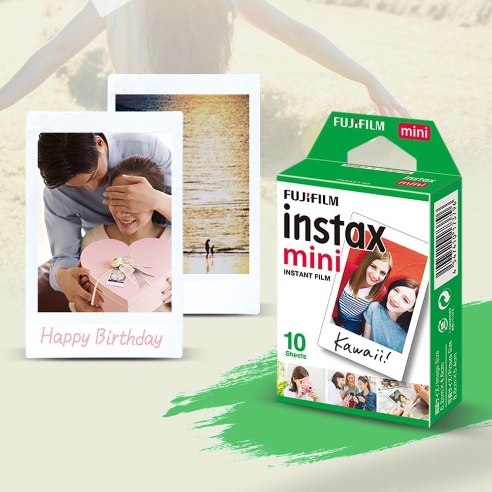 Fujifilm Instax Mini 10 Sheets White Film Photo Paper - 10 sheets