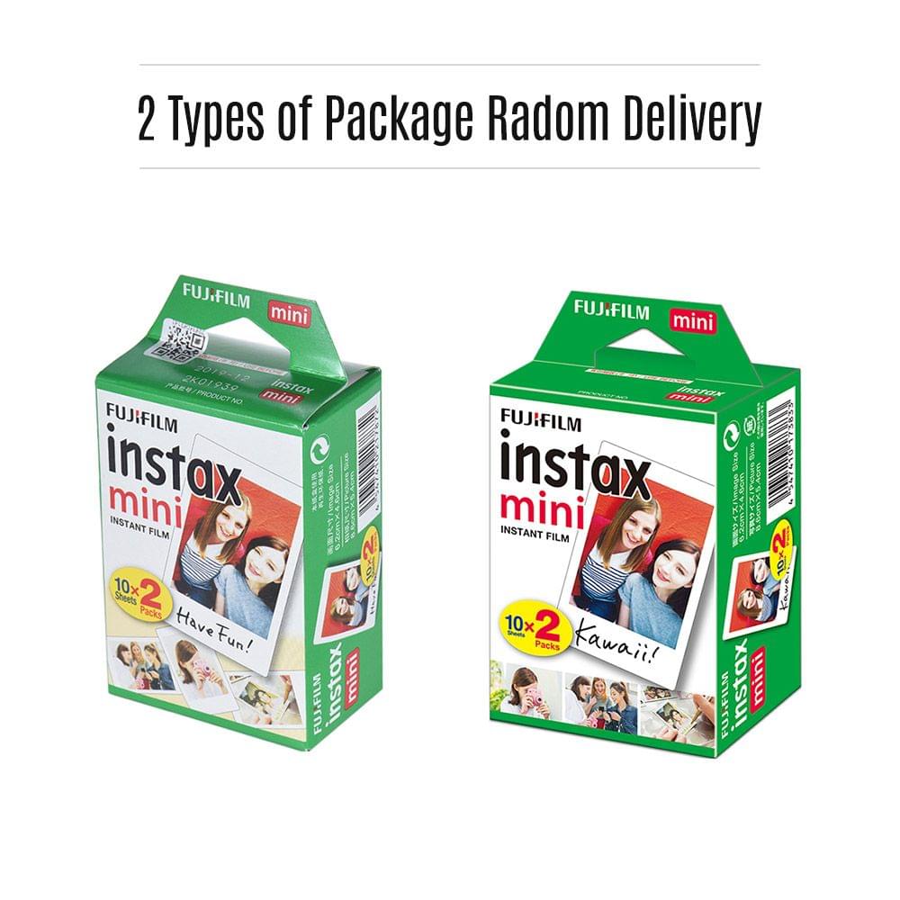 Fujifilm Instax Mini 20 Sheets White Film Photo Paper - 20 sheets