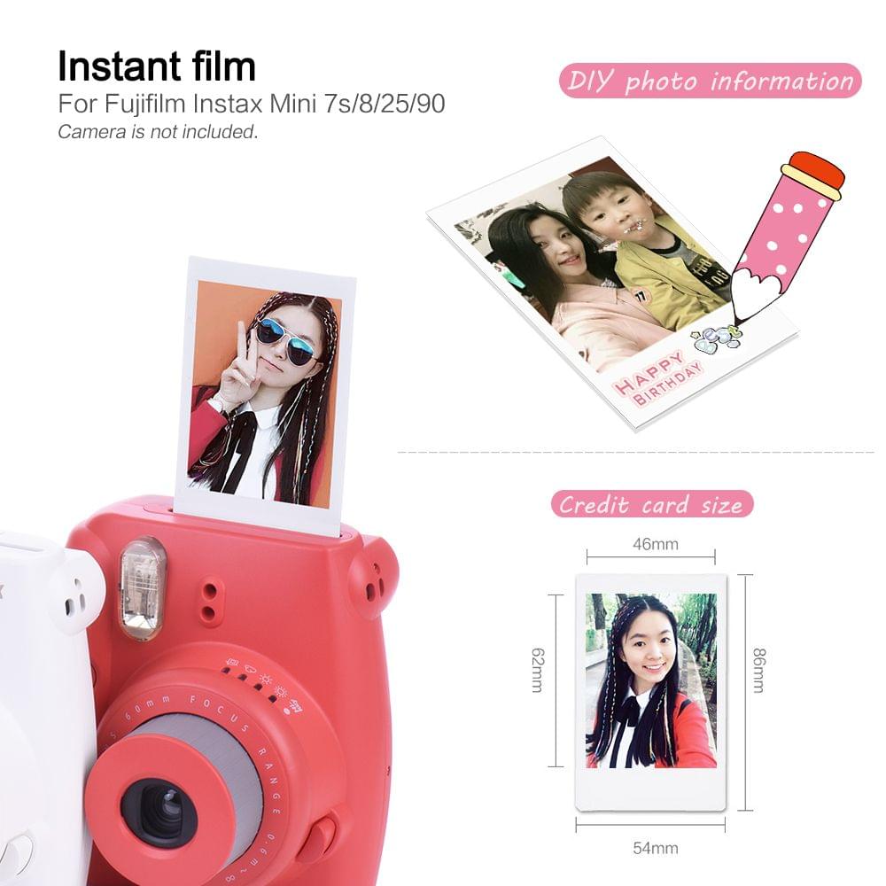 Fujifilm Instax Mini 20 Sheets White Film Photo Paper - 20 sheets