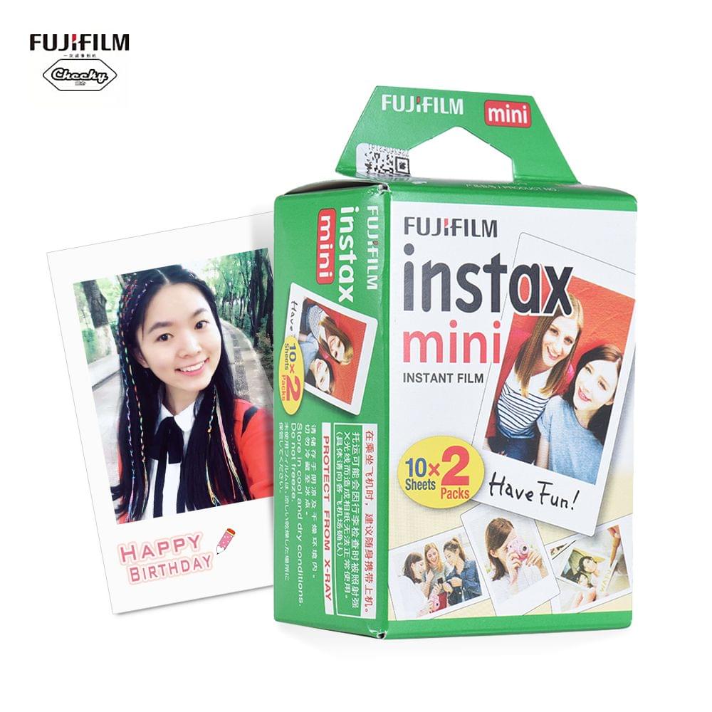 Fujifilm Instax Mini 20 Sheets White Film Photo Paper - 20 sheets
