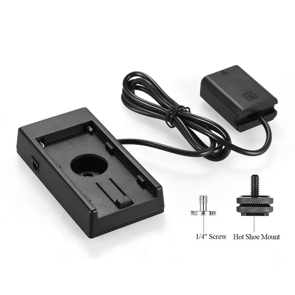 Andoer NP-F970 to NP-FW50 Battery Adapter Mount Plate for