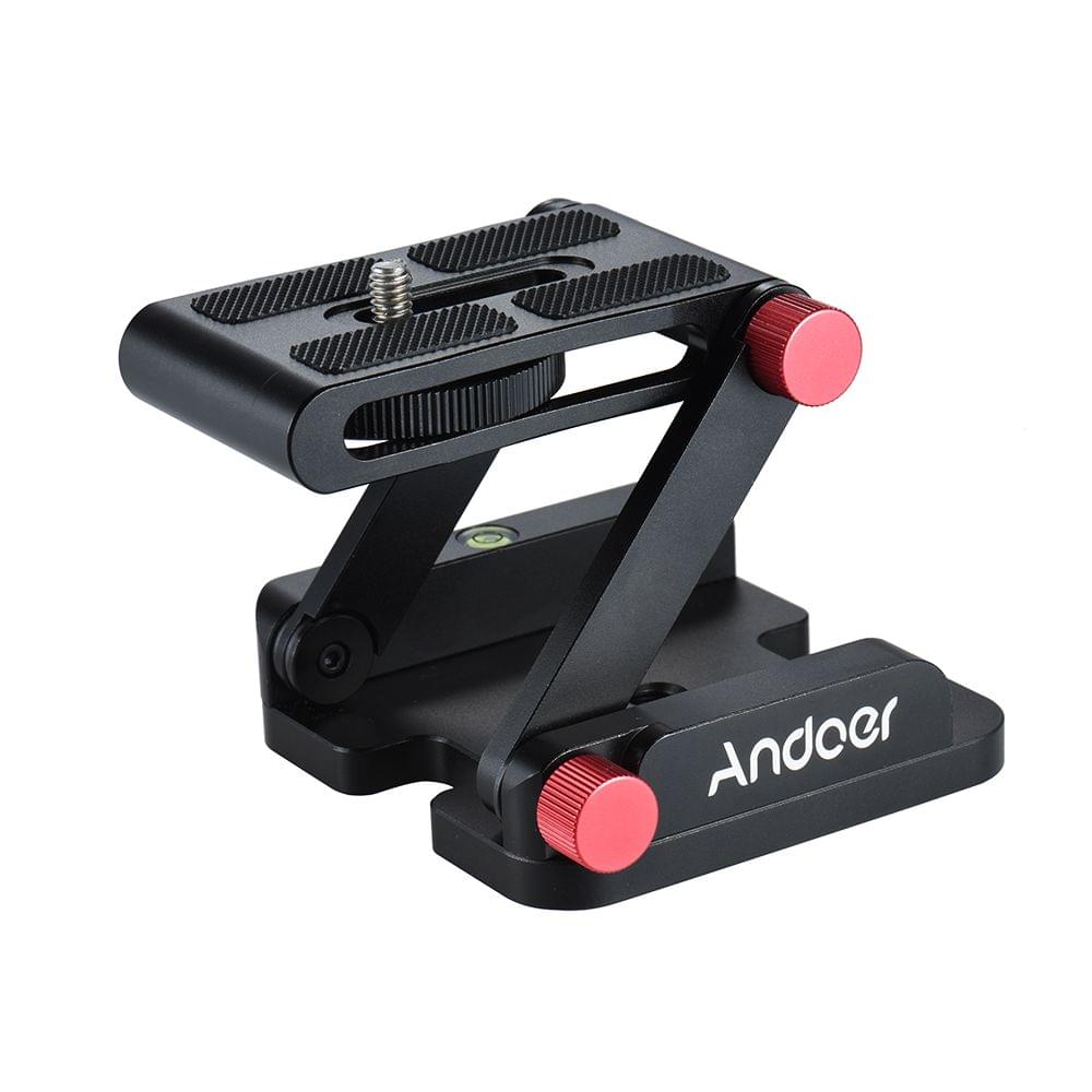 Andoer New Z-shaped Aluminum Alloy Foldable Camera Camcorder
