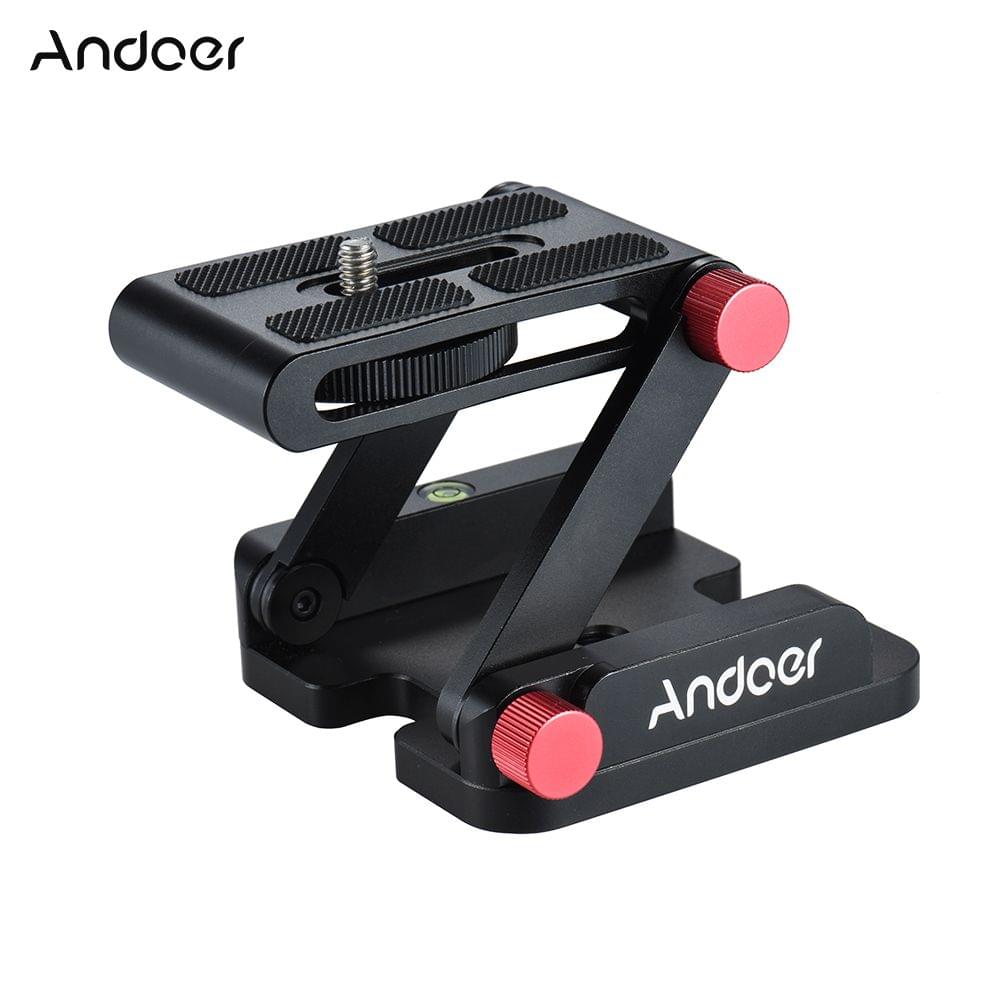 Andoer New Z-shaped Aluminum Alloy Foldable Camera Camcorder