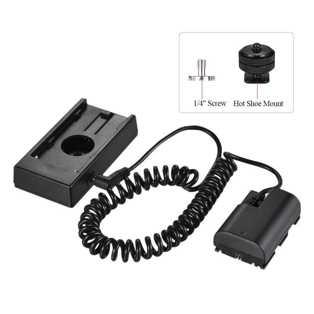 Andoer NP-F970 to LP-E6 Dummy Battery Plate Mount Adapter - LP-E6