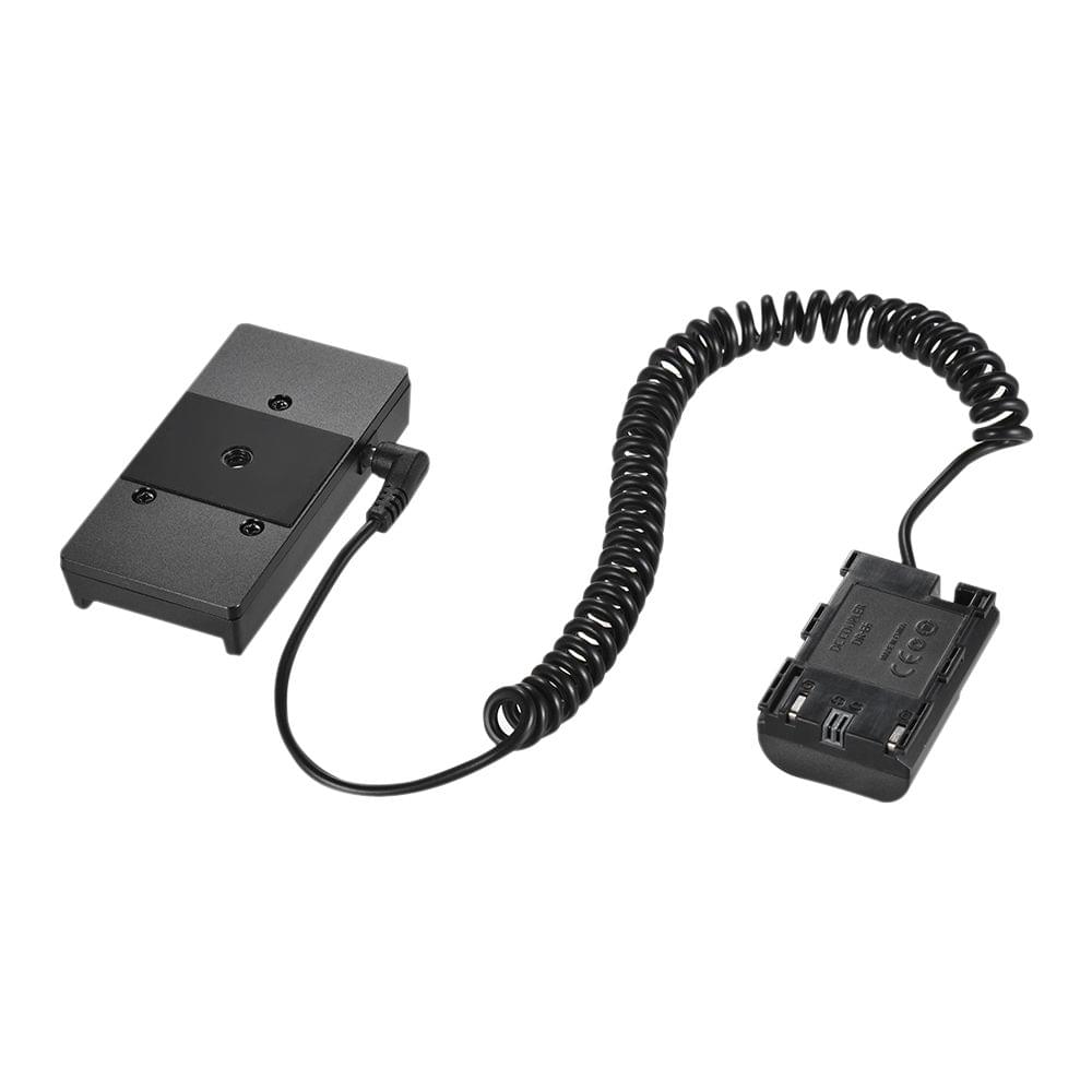 Andoer NP-F970 to LP-E6 Dummy Battery Plate Mount Adapter - LP-E6