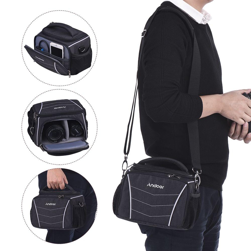 Andoer 600D Fabric Material Stylish Multi-function Camera