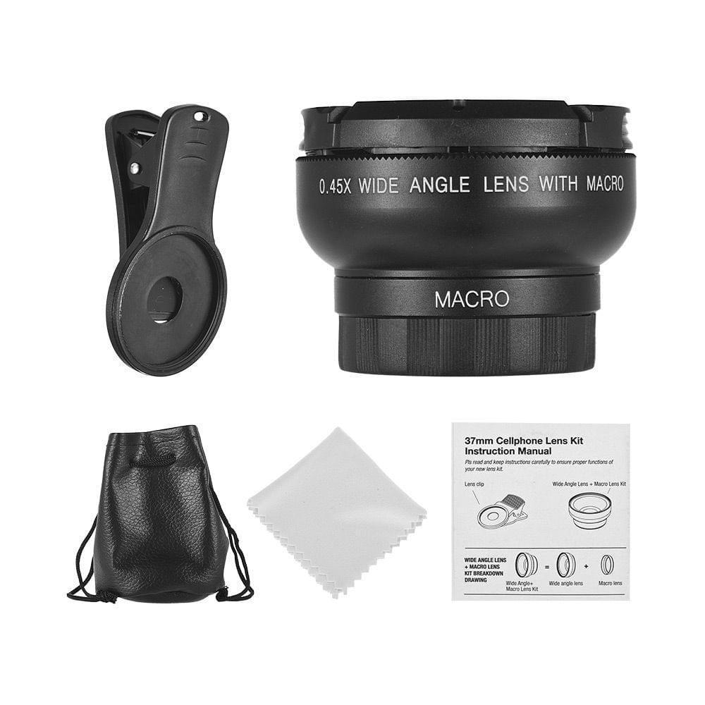 Uniqkart APL-0.45WM Phone Lens Kit 0.45X Super Wide Angle &