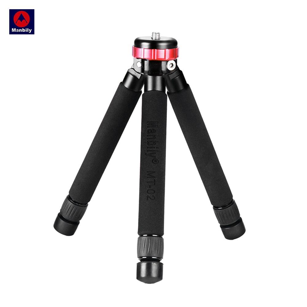 Manbily MT-02 Portable Aluminum Alloy Desktop Tripod