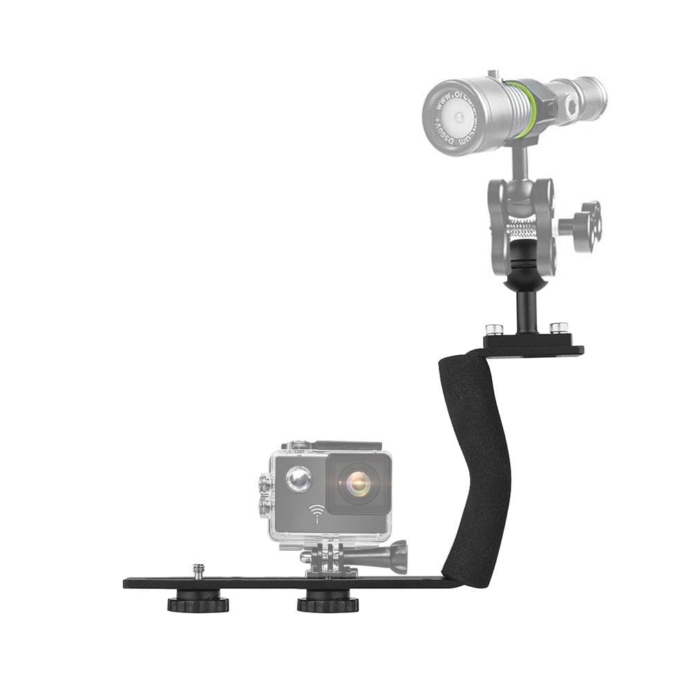 Aluminum Alloy Diving Handle Tray Bracket Single Handheld