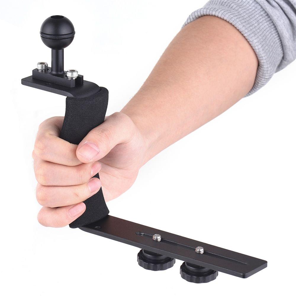 Aluminum Alloy Diving Handle Tray Bracket Single Handheld
