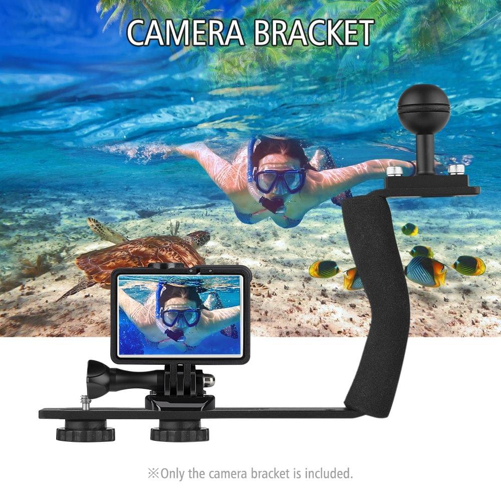Aluminum Alloy Diving Handle Tray Bracket Single Handheld