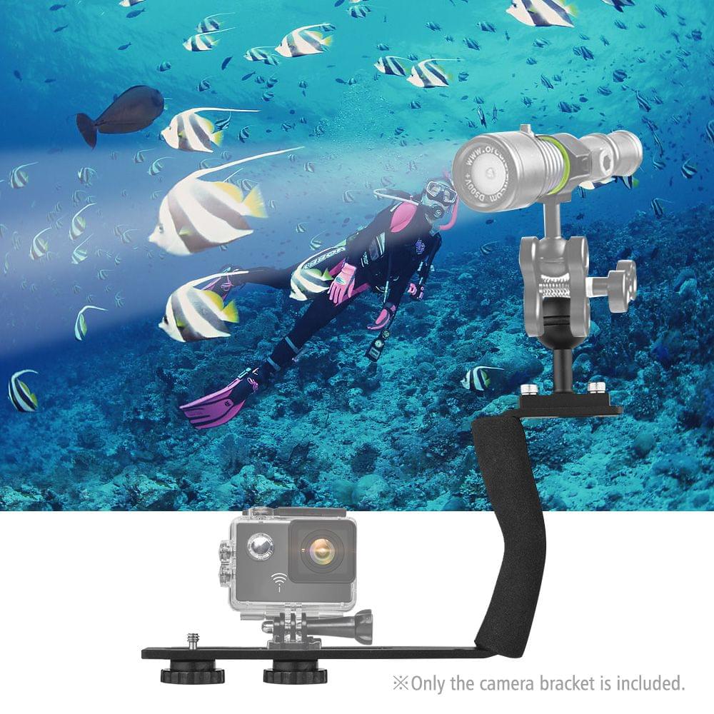 Aluminum Alloy Diving Handle Tray Bracket Single Handheld