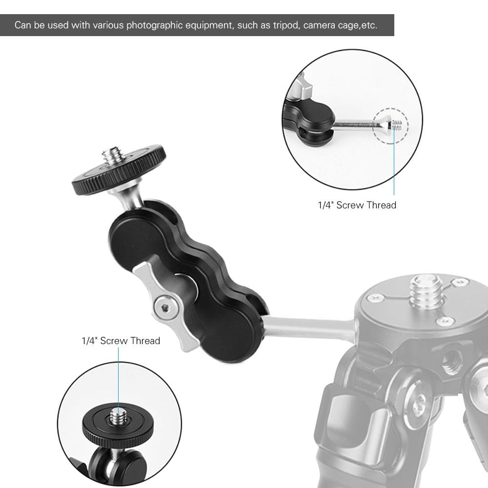 Multi-functional Aluminium Alloy Arm Mount Clamp Adapter CNC