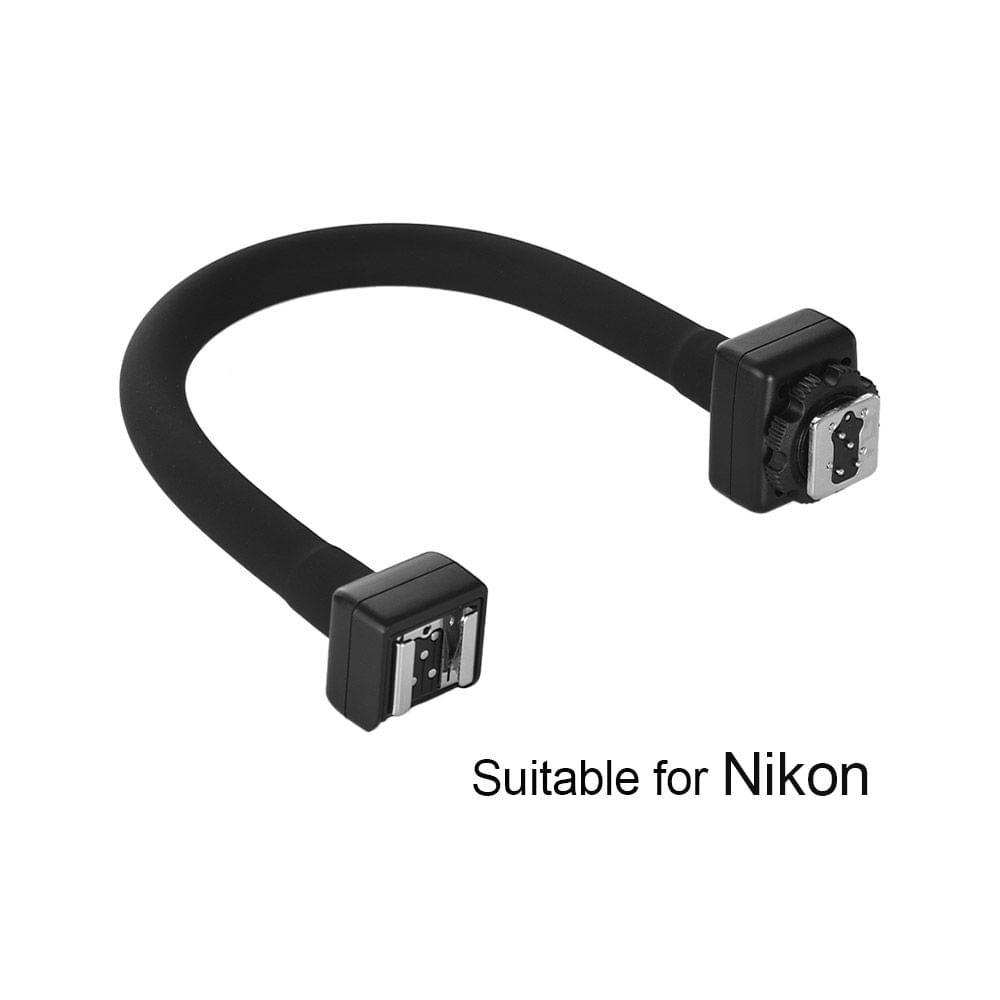 Flexible i-TTL Hot Shoe Extension Shelf Rod Flash Light - for Nikon