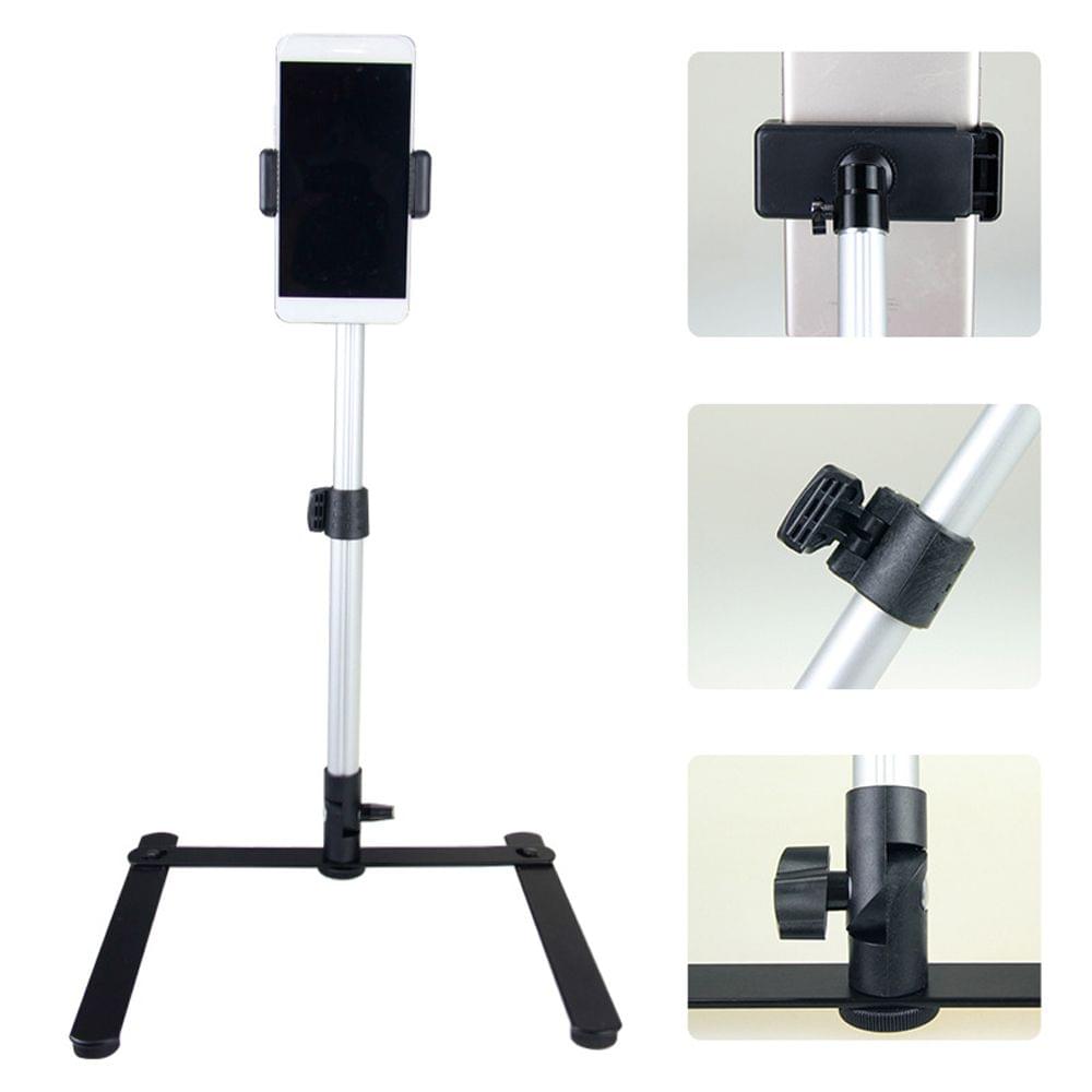 Photography Adjustable Table Stand Set Mini Monopod with - without phone clip