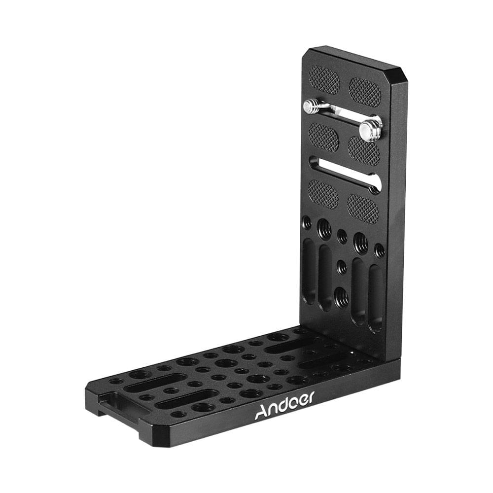 Andoer Universal Camera L-Shape Bracket Plate Holder 1/4 &