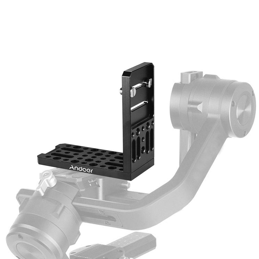 Andoer Universal Camera L-Shape Bracket Plate Holder 1/4 &