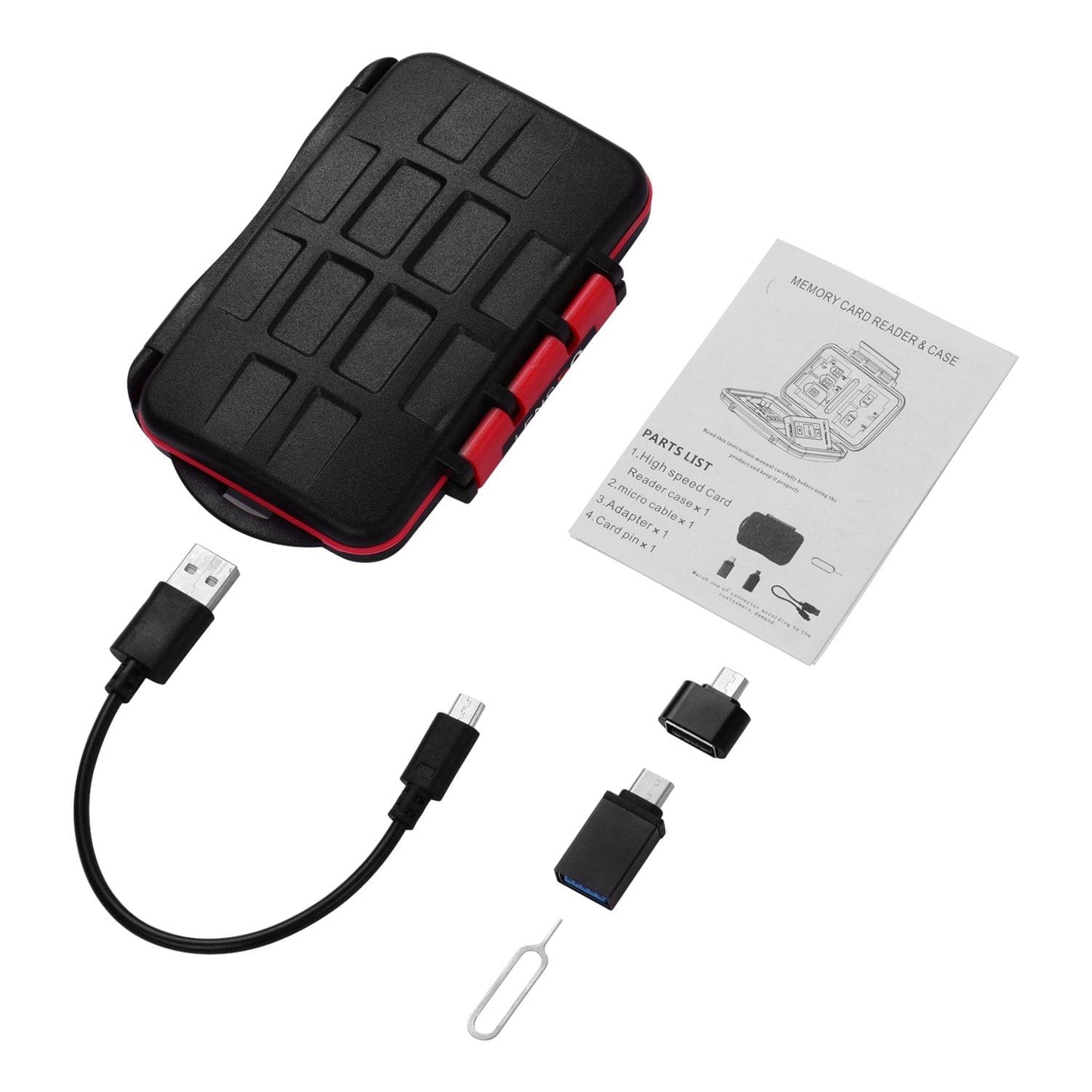 LENSGO USBKY3 High Speed Memory Card Reader Holder