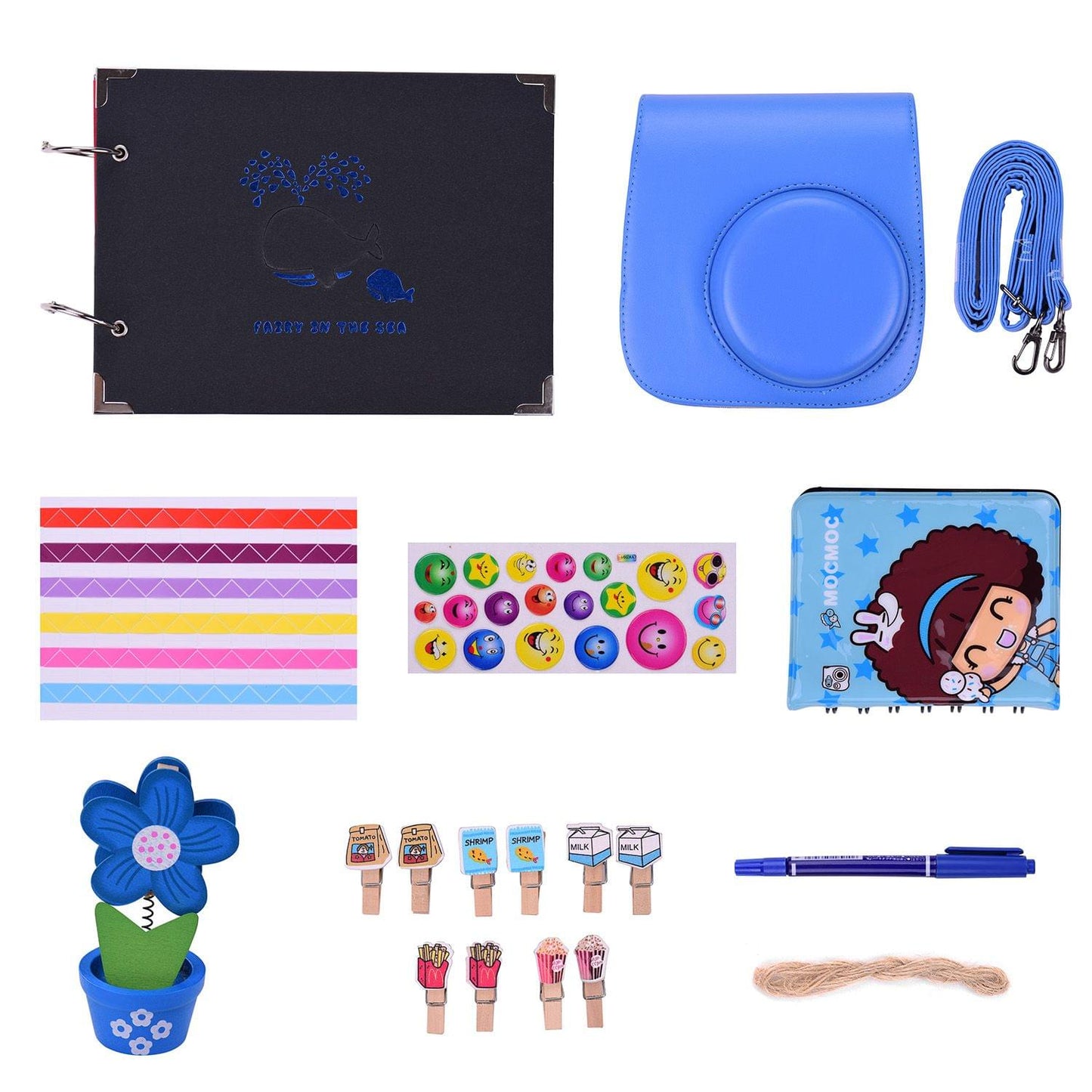 9-in-1 Instant Camera Accessories Bundle Kit for Fujifilm